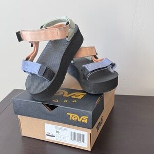 Teva Colorful Strap Platform Sandals